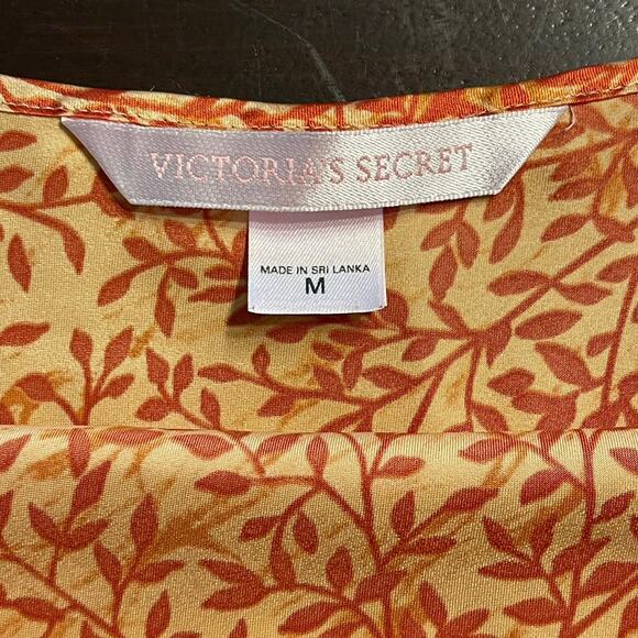 Victorias Secret Fall Floral Cami Tank Orange Size Medium - Picture 3 of 6